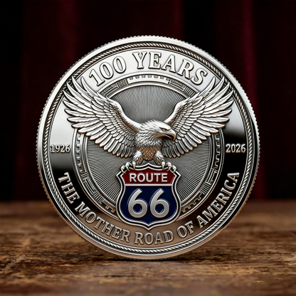 🏆Flash Sale 60% OFF -🛣️ Route 66 – 100 Years of Freedom Commemorative Coin