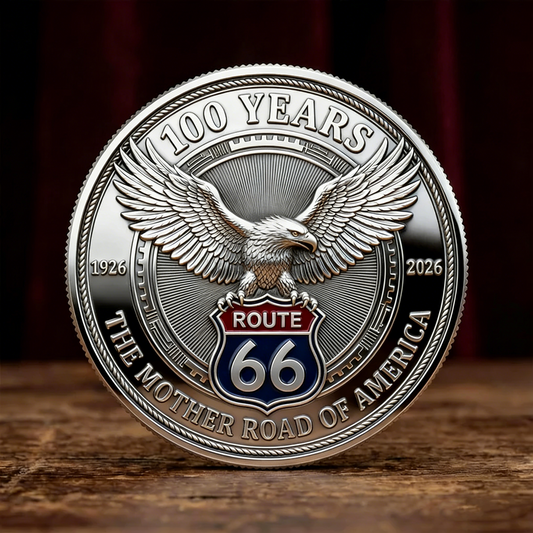 🏆Flash Sale 60% OFF -🛣️ Route 66 – 100 Years of Freedom Commemorative Coin