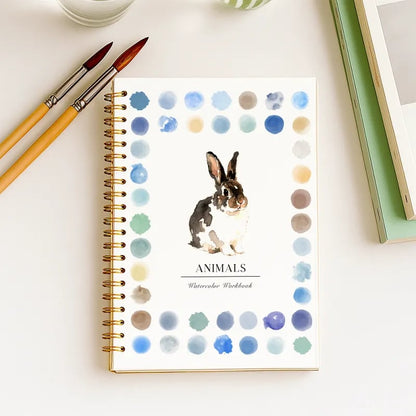 🔥HOT SALE 60%OFF🔥 - 🖼️Beginner-Friendly💕 Watercolor Workbook