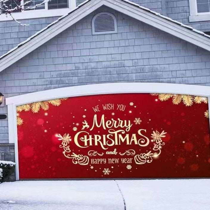 🎄Last Day Sale 49% OFF - 2025 Christmas and Halloween Reusable Garage Door Decoration