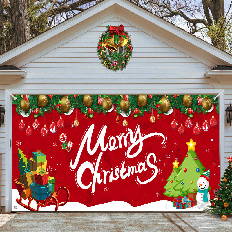🎄Last Day Sale 49% OFF - 2025 Christmas and Halloween Reusable Garage Door Decoration