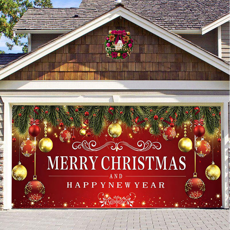 🎄Last Day Sale 49% OFF - 2025 Christmas and Halloween Reusable Garage Door Decoration