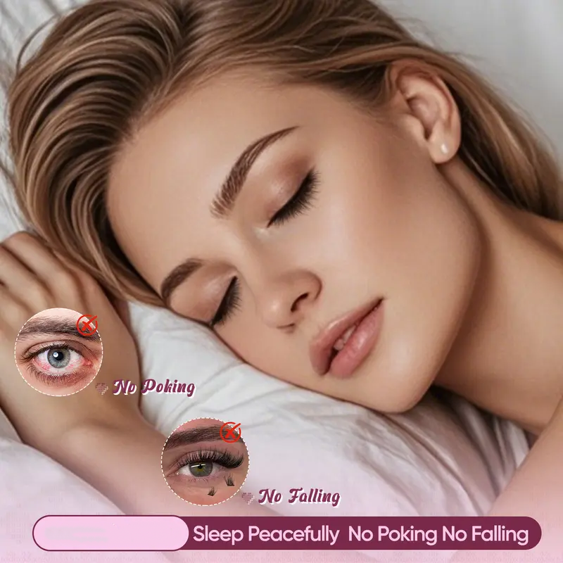 Lashes Cluster Vixen|Bunny Lash CLusters Kit Manga Lash Extension with Waterproof Long-lasting Lash Bond and Seal