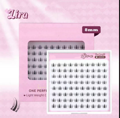 Lashes Cluster Vixen|Bunny Lash CLusters Kit Manga Lash Extension with Waterproof Long-lasting Lash Bond and Seal