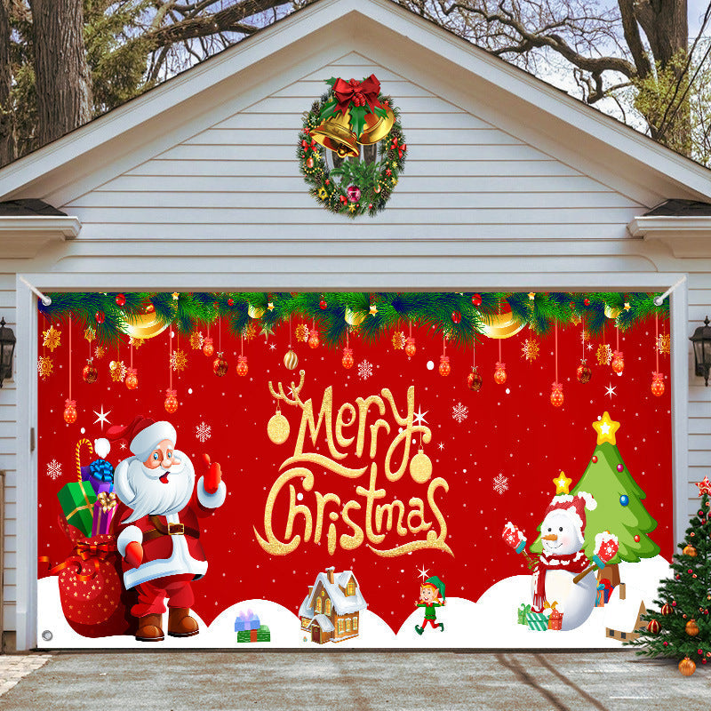 🎄Last Day Sale 49% OFF - 2025 Christmas and Halloween Reusable Garage Door Decoration