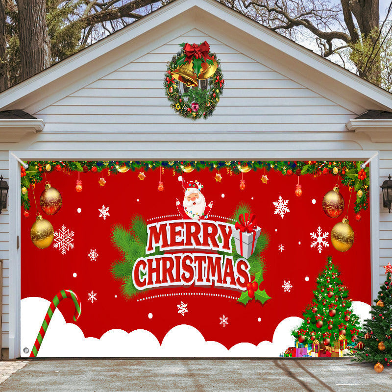 🎄Last Day Sale 49% OFF - 2025 Christmas and Halloween Reusable Garage Door Decoration