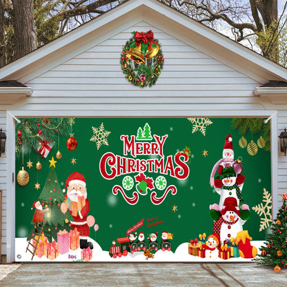 🎄Last Day Sale 49% OFF - 2025 Christmas and Halloween Reusable Garage Door Decoration