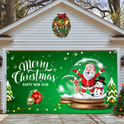 🎄Last Day Sale 49% OFF - 2025 Christmas and Halloween Reusable Garage Door Decoration
