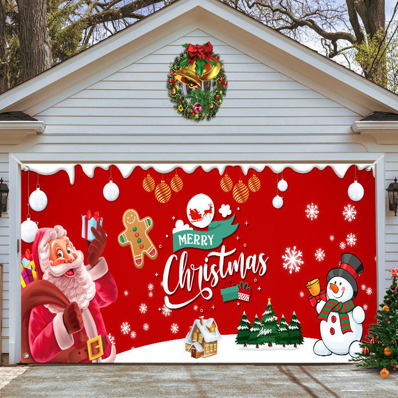 🎄Last Day Sale 49% OFF - 2025 Christmas and Halloween Reusable Garage Door Decoration