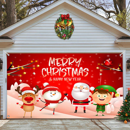 🎄Last Day Sale 49% OFF - 2025 Christmas and Halloween Reusable Garage Door Decoration