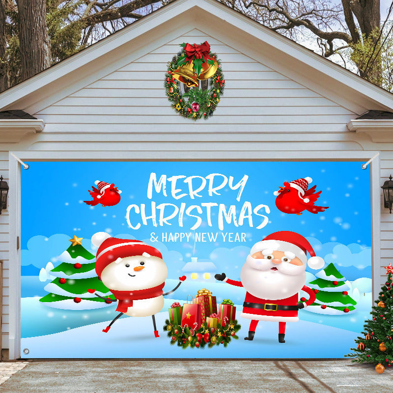 🎄Last Day Sale 49% OFF - 2025 Christmas and Halloween Reusable Garage Door Decoration