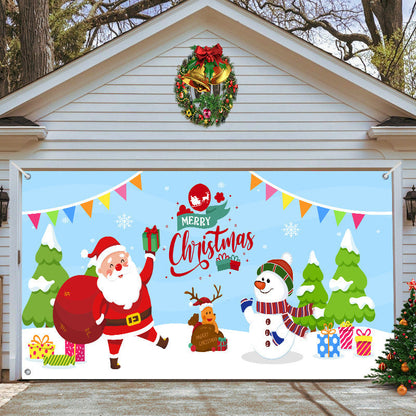 🎄Last Day Sale 49% OFF - 2025 Christmas and Halloween Reusable Garage Door Decoration