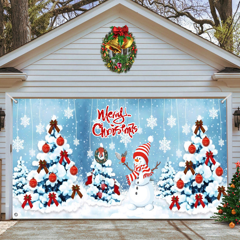 🎄Last Day Sale 49% OFF - 2025 Christmas and Halloween Reusable Garage Door Decoration
