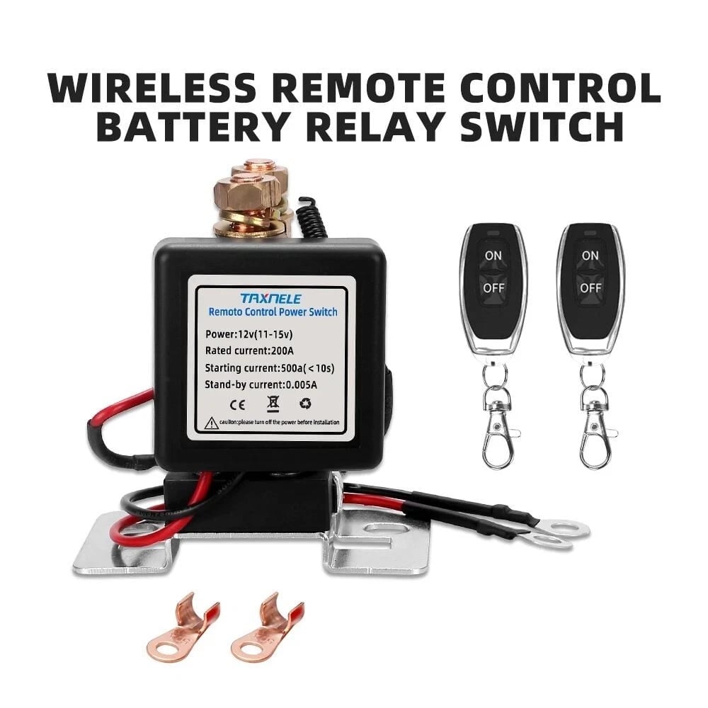 🔥Last Day 56% OFF-WIRELESS REMOTE CONTROL BATTERY RELAY SWITCH 🔌