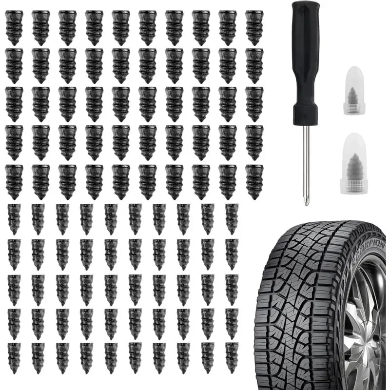 🔥Last Day 49% OFF- Tire Repair Rubber Nail🚚🎁Free Screwdriver Included