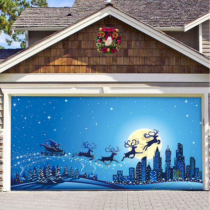 🎄Last Day Sale 49% OFF - 2025 Christmas and Halloween Reusable Garage Door Decoration