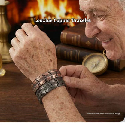 Louxlue™ Copper Magnetic Bracelet Relieve Daily Hand Fatigue & Support Healthy Circulation