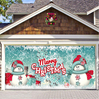 🎄Last Day Sale 49% OFF - 2025 Christmas and Halloween Reusable Garage Door Decoration