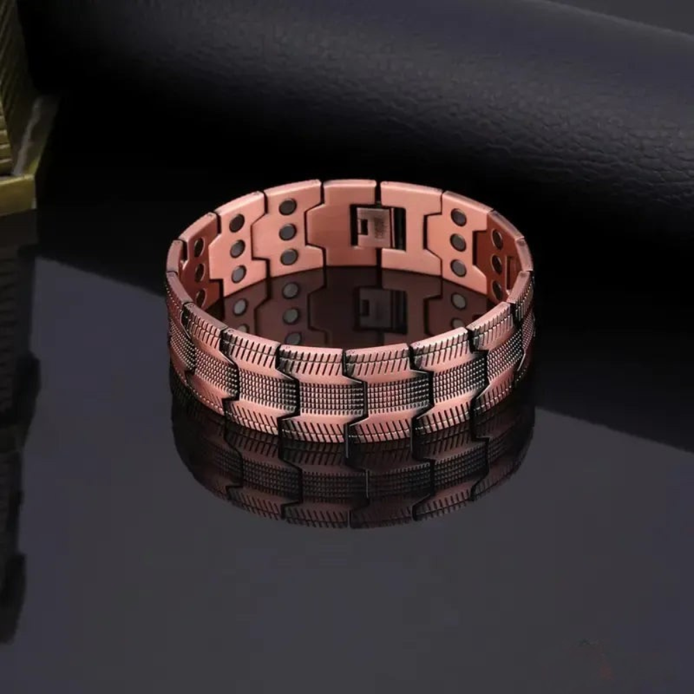 Louxlue™ Copper Magnetic Bracelet Relieve Daily Hand Fatigue & Support Healthy Circulation