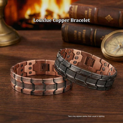 Louxlue™ Copper Magnetic Bracelet Relieve Daily Hand Fatigue & Support Healthy Circulation